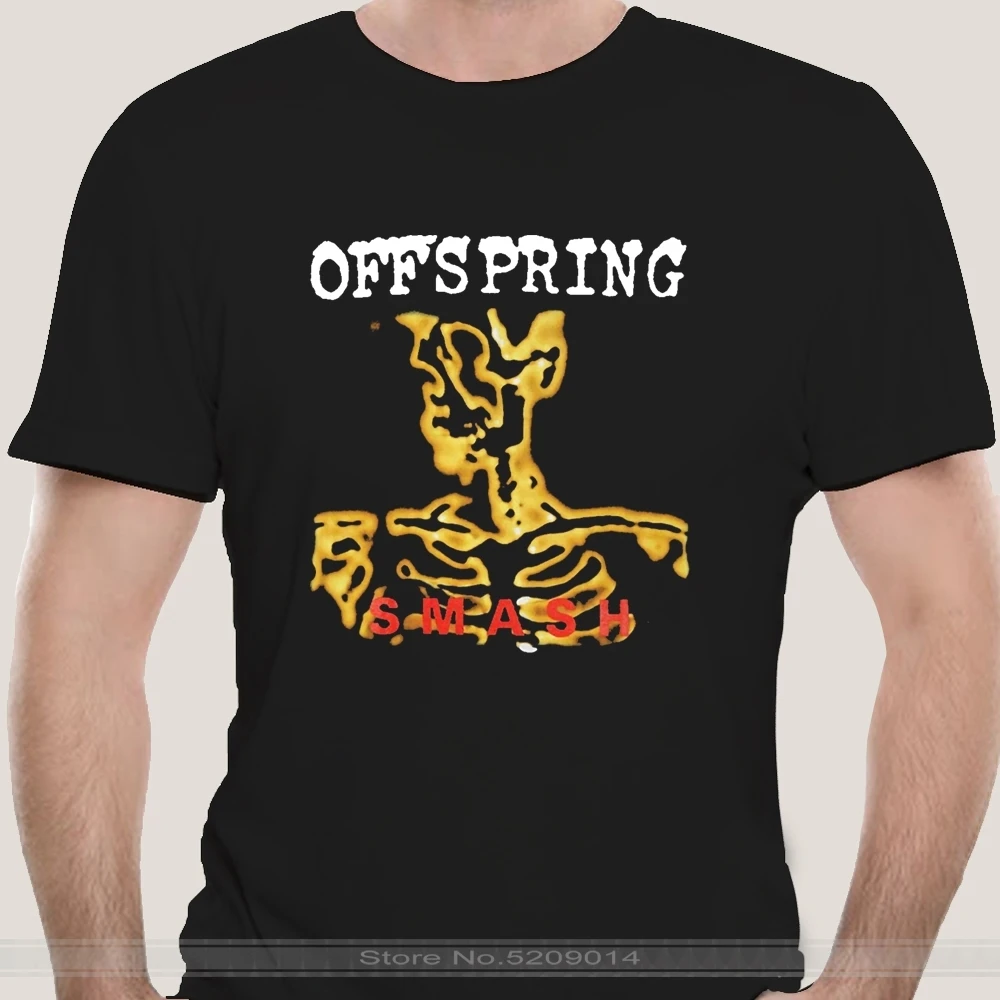 Camiseta de algodón para hombre, camiseta de moda de verano, camiseta oficial de talla europea de descendencia Smash para hombre