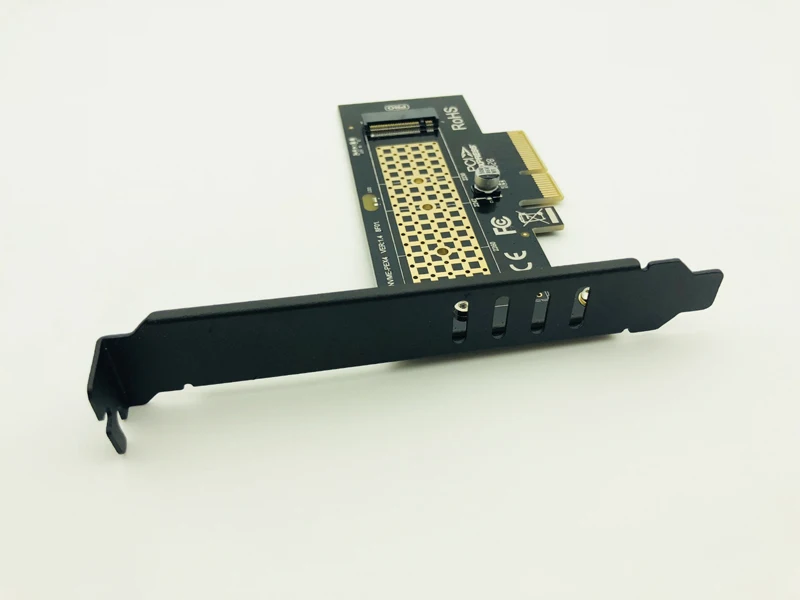 M.2 NVMe SSD NGFF к PCIE X4 адаптер Raiser M ключ интерфейсная карта поддерживает PCI Express 3,0x4 Размер 2230-2280 m.2 полная скорость хорошее