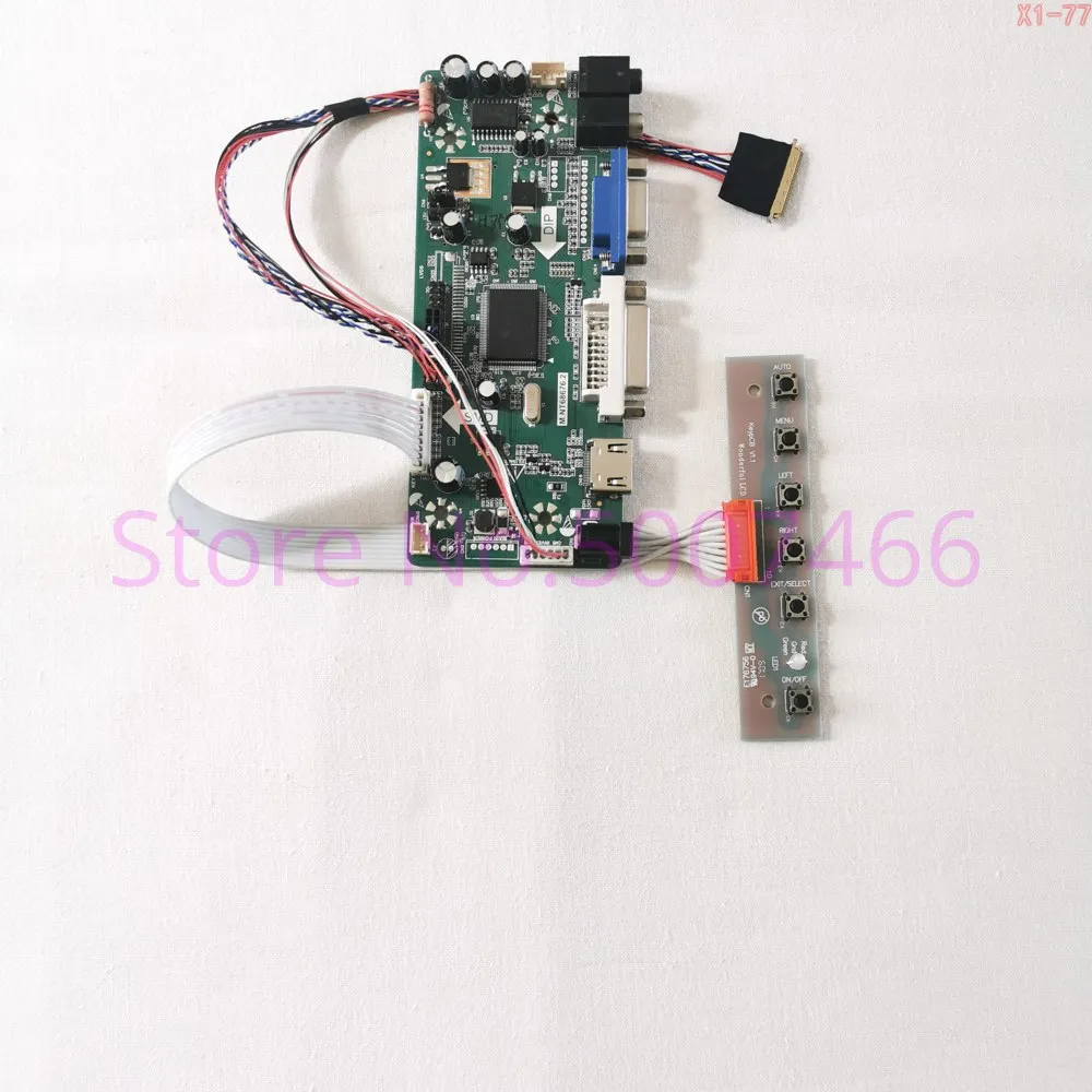 Экран для BT101IW03 V.0 V.1 1024*600 LVDS 40Pin WLED M.NT68676 контроллер привода плата VGA DVI ЖК-панель