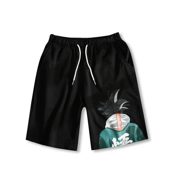 

2020 New Dragon Ball Loose Sport Shorts Men Cool Summer Basketball Short Pants Hot Sale Sweatpants No beltLarge size m - 5 xl
