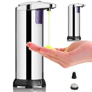 

Automatic Liquid Soap Dispenser Pump Touch-Free Smart Infrared Sensor Soap Dispenser Bottle Kitchen Bathroom Hardware