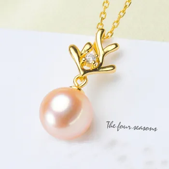 

High Quality Pearl Pendant Base Pendant Findings Pendant Settings Jewelry Parts Fittings Jewellery Accessories No Pearl No Chain