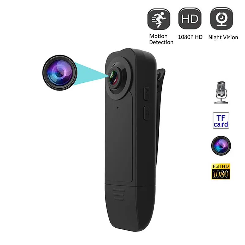 Новая портативная мини-камера HD 1080P видеорегистратор с ночным видением и