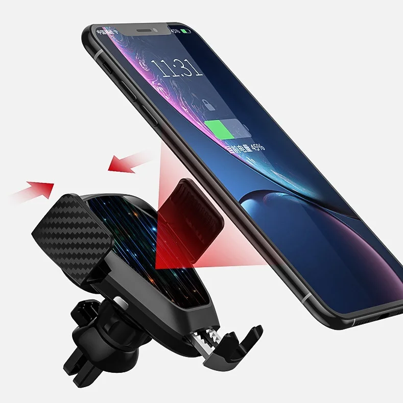  15W Car Wireless Fast Charger Fast Charge Intelligent Induction for Iphone Xsmax Samsung Wireless C