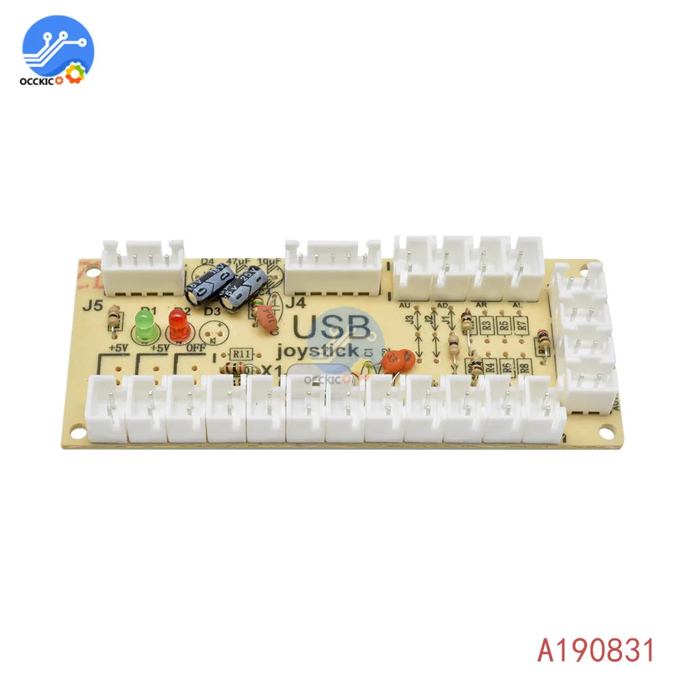 1 шт. Zero Delay Arcade USB энкодер ПК к джойстику Аркада рокер печатная плата панель