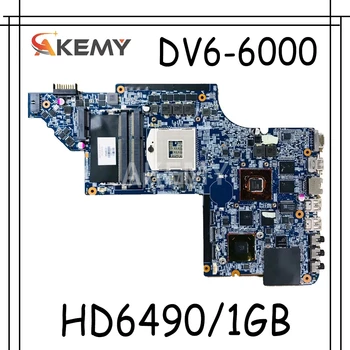 

Free Shipping Laptop Motherboard For HP Pavilion DV6T DV6-6000 motherboard HD 6490/1GB