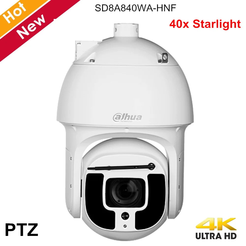 

Dahua Newest SD8A840WA-HNF 4K Camera 40x Starlight IR PTZ AI Network Camera IP IR 500m Support Face Recognition and Hi-PoE