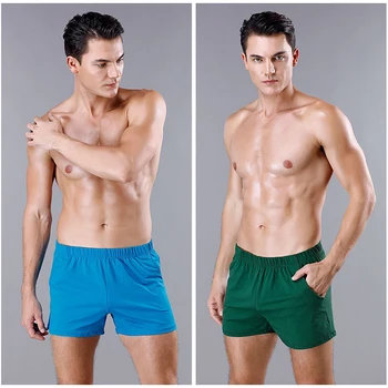 

Loose Shorts Men's Underwear Comfortable Cotton Men's Boxers Short Breathable Underpants Solid Fashion M-2XL Male Sweatpants
