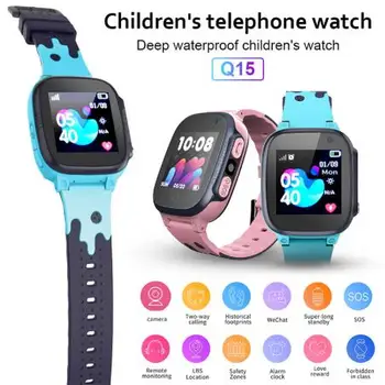

Q15 Kids Smart Watch Phone SOS Call Children Student Photography Smart Kids Watch LBS Positioning Smartwatch Anti-lost Monitor