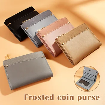 

Women Wallets Purse Short Design PU Leather Zipper for Money Coins Credit Cards XIN-Shipping