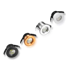 Светодиодный светильник COB Super small 3W COB 85~ 265V Круглый Встраиваемый светодиодный точечный светильник для внутреннего магазина счетчик домашнего кухонного освещения