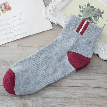 

New 2019 Spring Autumn Men Socks Man Comfortable Ventilation Cotton Warm Sock Slippers Medium Socks
