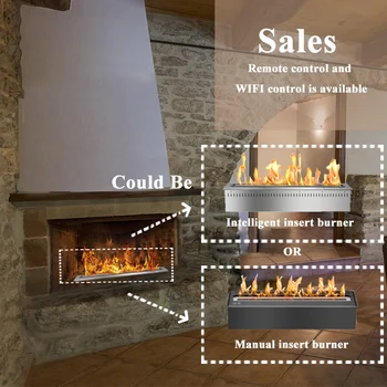 

30 inch indoor modern fireplace bioethanol fireplace burner