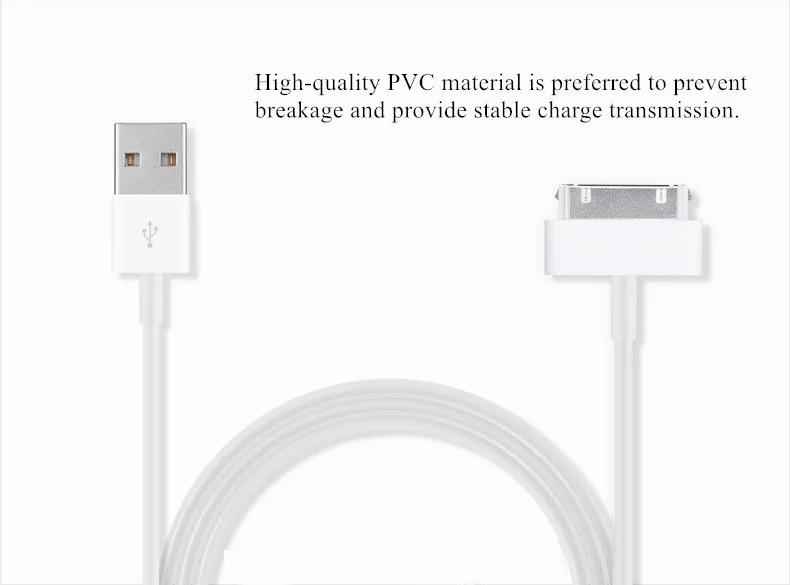 ACCALIA 30 Pin USB кабель для зарядки iPhone кабель для зарядки 4 4S 3G S 3G iPad 1 2 3 iPod Nano для iPhone кабель для зарядки шнур для передачи данных