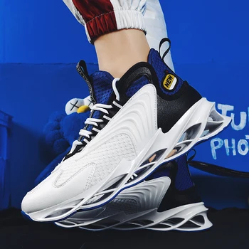 

Men's Fashion Sneakers Trend Blade Shoes Walking Shoes Men Casual Shoes Breathable Men Vulcanize Shoes Cotton Fabric Shoes 45 46