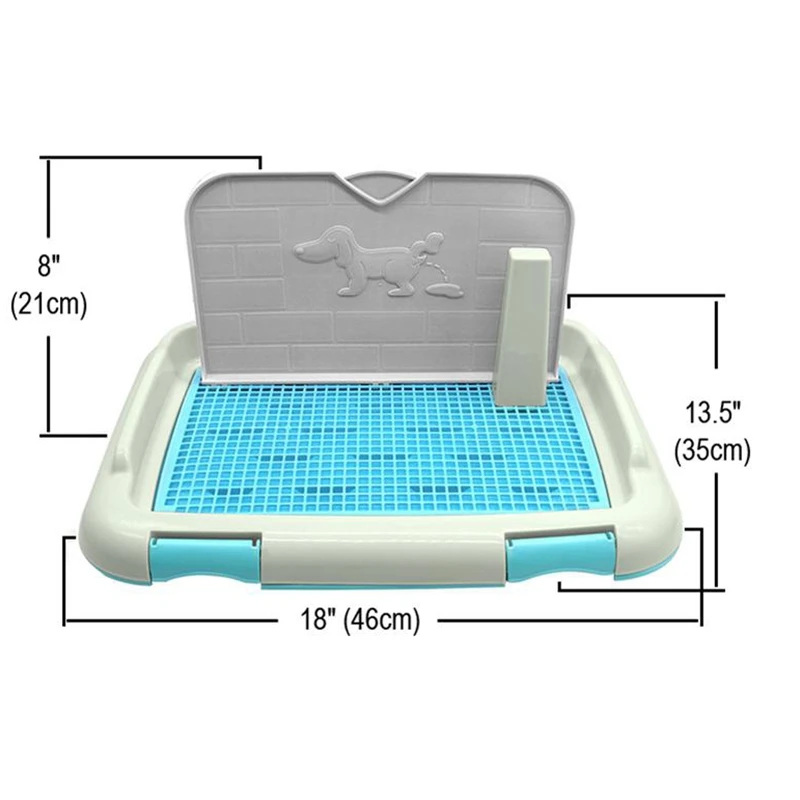 

Hot Sale Portable Pet Dog Cat Toilet Tray With Column Urinal Bowl Urinal Training Toilet Pet Supplies