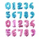 

16 inch Number Foil Balloon 0-9 Digital Figures Christmas Birthday Wedding Engagement Party Decor Globos Kids Ball Supplies