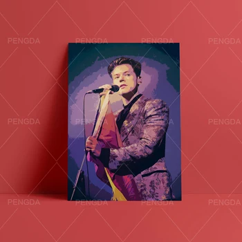 

British Singer and Actor Harry Styies Canvas Modular Poster Home Decor Paintings HD Printed Living Room Pictures Wall Artwork