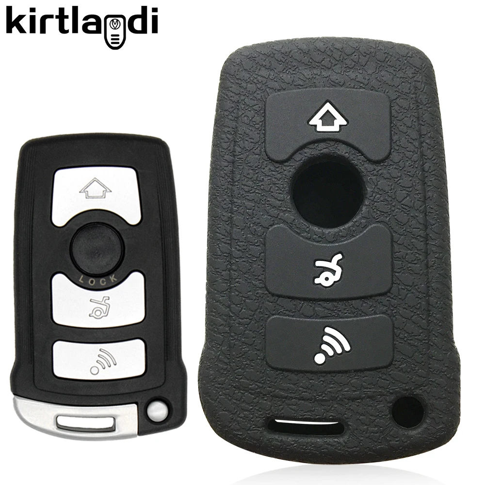 Чехол для ключей kirtlandi силиконовый BMW 7 серии E65 E66 E67 745i 745Li 750i 750Li 760i 4 кнопки |