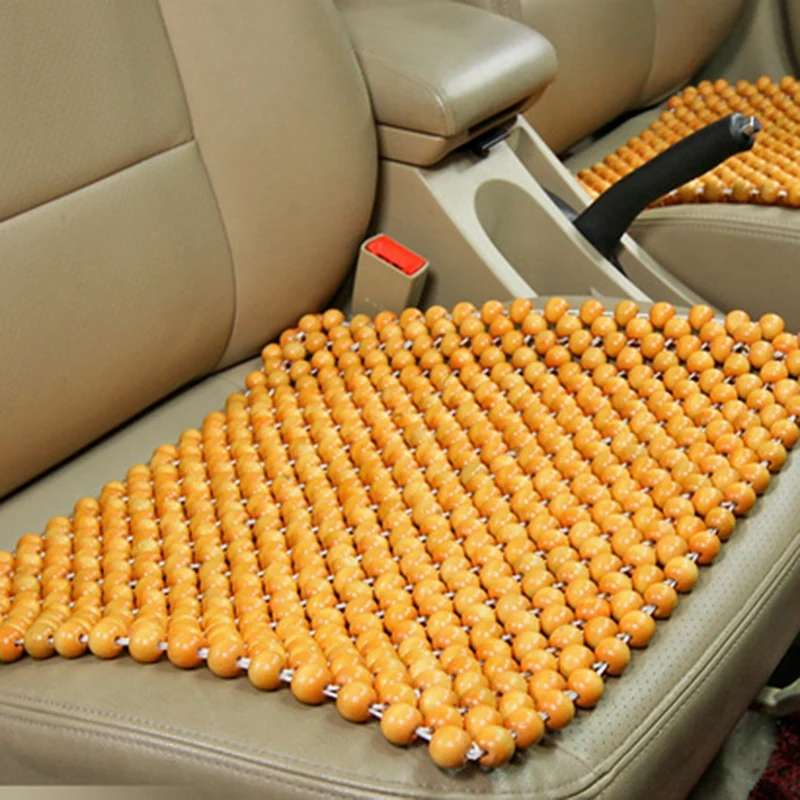 Günstig Muzhu Auto Sitzkissen Holz Perlen Stuhl Kunst Massage Kissen Auto Sitzkissen Auto Sitz Abdeckung Wulst Pad
