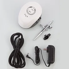 Воздушный компрессор распылительные пистолеты распылители краски мини краски ing автомобили дизайн ногтей флеш тату торт 600 мл распыление Аэрограф 100 в 240 в Воздушная щетка