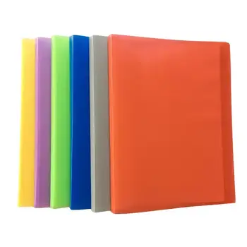

6PCS File Bags Paper File Organiser A4 Data Book File Multipage Clip Polychromatic Plastic Bag Document Holder Paper Organizer