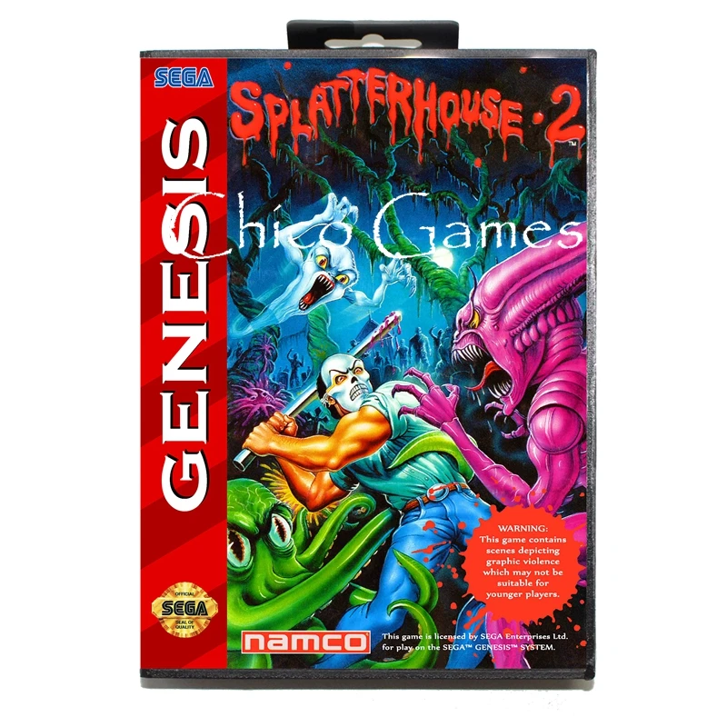 Sega MD игровая карта-Splatterhouse 2 US чехол для MegaDrive консоль 16 бит карта | Электроника