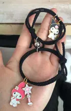 2021 romántica 2 unids/par imán pulsera de pareja para los amantes de dibujos animados Lindo juego de Braslet joyería de amistad, regalo de cumpleaños
