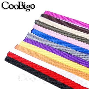 

5 yards 3/8" Colorful Polypropylene PP Webbing Ribbon Band Strap Dog cat Collar Harness Outdoor Backpack Bag Garment Parts