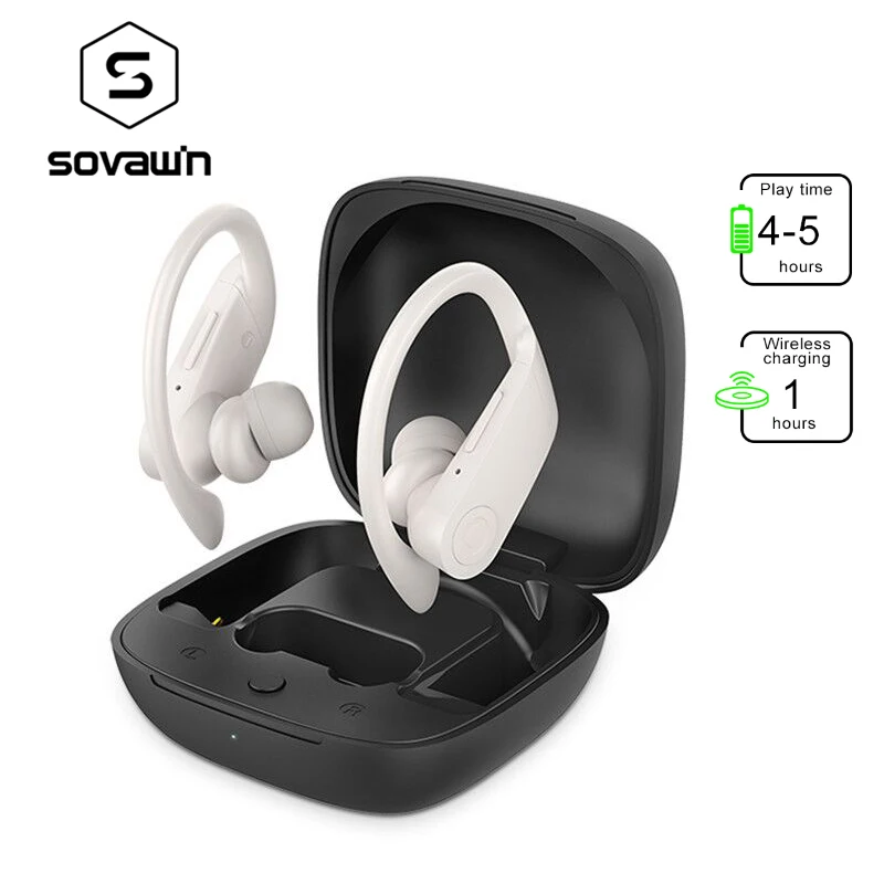 

Sovawin B10 V5.0 Bluetooth Sports Headset Mini Wireless Earphone Earbud Earpiece TWS Bluetooth Headsets Stereo Stereo Earphone