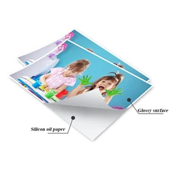 FOR A4 50sheets A5 A6 100sheets 135g 150g high Glossy Self Adhesive Inkjet Printing with back glue sticker photo paper