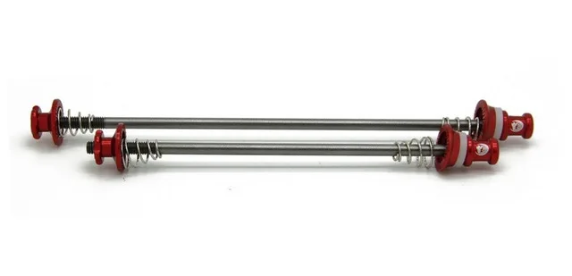 red 48 г/пара titanium Ti Axis шампуры QR ультра-легкие MTB шоссейные велосипеды быстросъемные передние 100 задние 130/135 мм ступицы для колес - Цвет: red