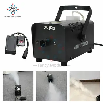 

400w Fog machine Mini remote smoke generator Disc home party stage smoke machine smoke gun Atomization disinfection machine