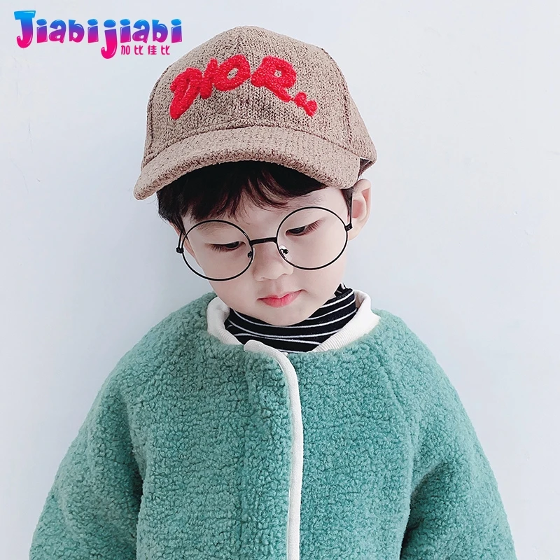 Детская кепка для дошкольников осенне зимняя ветрозащитная бейсбольная на