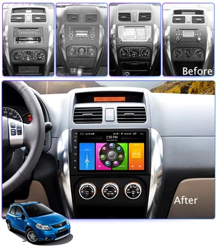 

GPS Navigation For Suzuki SX4 2006-2013 Dvd Automotivo Car Radio Autoradio 2Din Android 10.0 Stereo Multimedia Carplay Head Unit