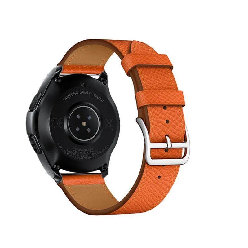 Huawei Watch GT2 ремешок для samsung gear S3 Galaxy Active 46 мм Универсальный 22 мм Натуральная кожа петля Amazfit Bip GTR 47 мм браслет