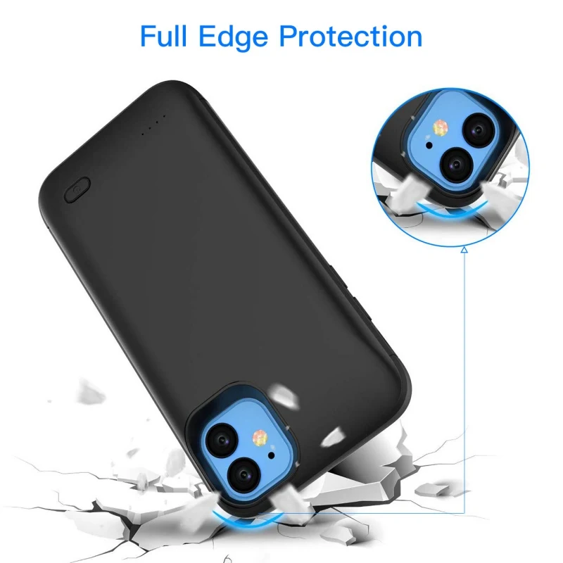 Новинка для iPhone 11 чехол с аккумулятором 6200mAh Rechar карта памяти 3