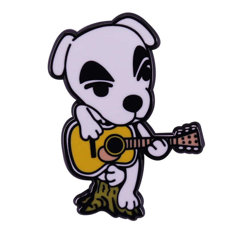 Animal Crossing K.K. Slider Music Pin Fashion Video Game Series Jewelry