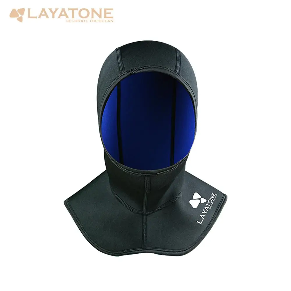 LayaTone гидрокостюм с капюшоном 3 мм неопреновый капюшон для мужчин подводного