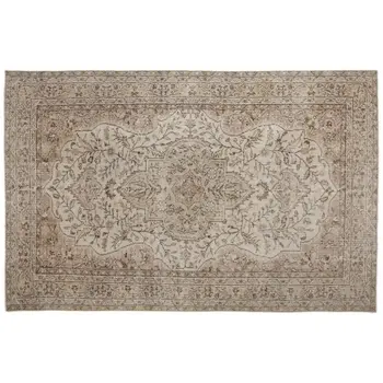 

Handmade Beige Vintage English English Area Rug 175x277 Cm-5'9''X9'1''