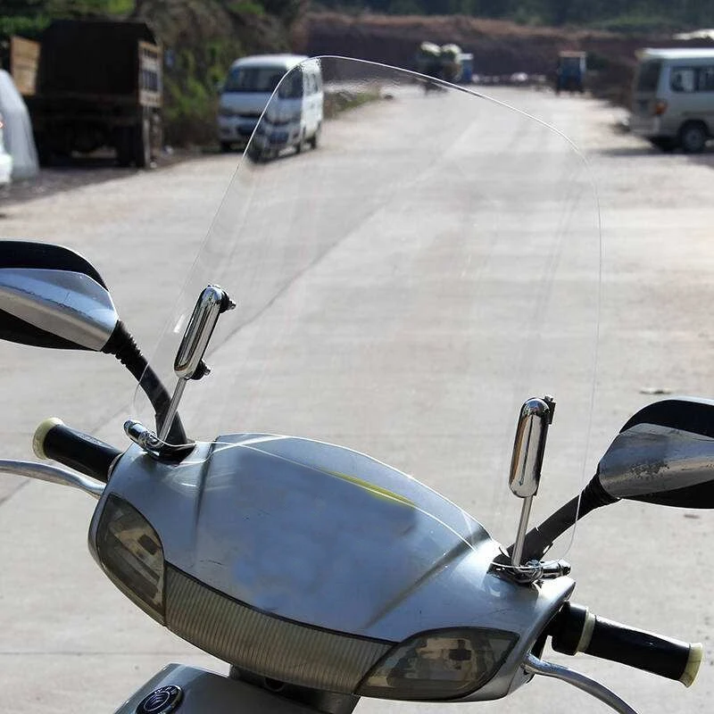 Регулируемый воздушный поток ветрового стекла мотоцикла Электрический автомобиль лобовое стекло аксессуары для мотоциклов
