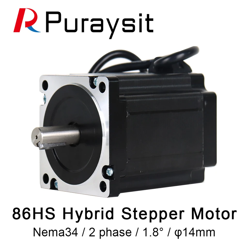 Puraysit Nema34 86HS118-6004A14-B35 2 phase 1.8° Hybrid Stepper
