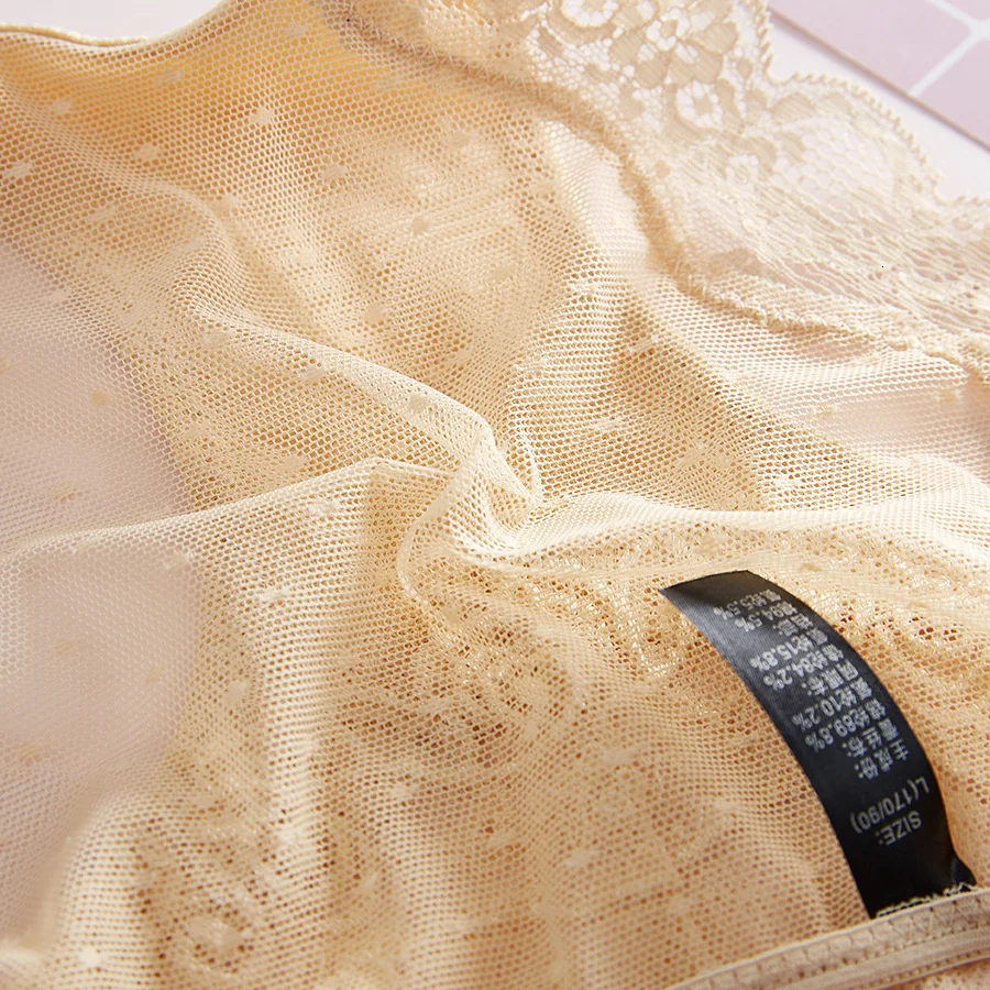 Hollow Out Briefs Low Waisted Women Underpants Girl Ventilation Sexy Gauze Lace Edge Panties
