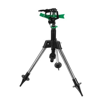 

Garden Farmland Plant Watering Stainless Steel Tripod Impact Sprinkler Irrigation Kit For Garden Watering Tool