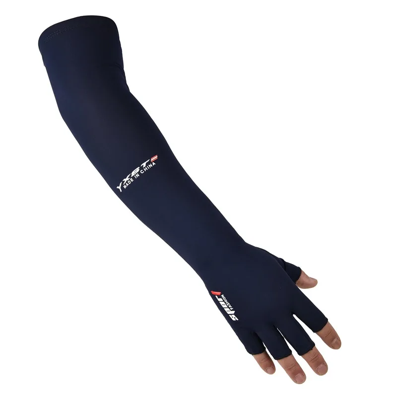 OHRAIN Women’s Cooling UV Sun Gloves UPF50+ – Long Sleeve Sun Protective Arm Sleeves With Grip For Cycling, Driving, Hiking