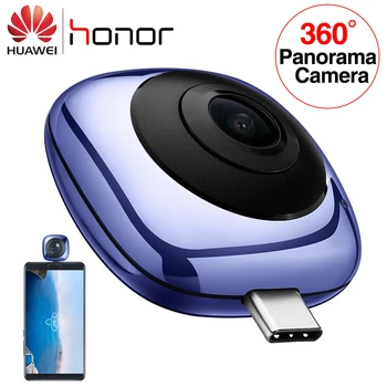 화웨이 360 파노라마 카메라, HD 3D 라이브 모션 카메라 렌즈, 360 도 광각, 안드로이드 휴대폰 외장, 정품