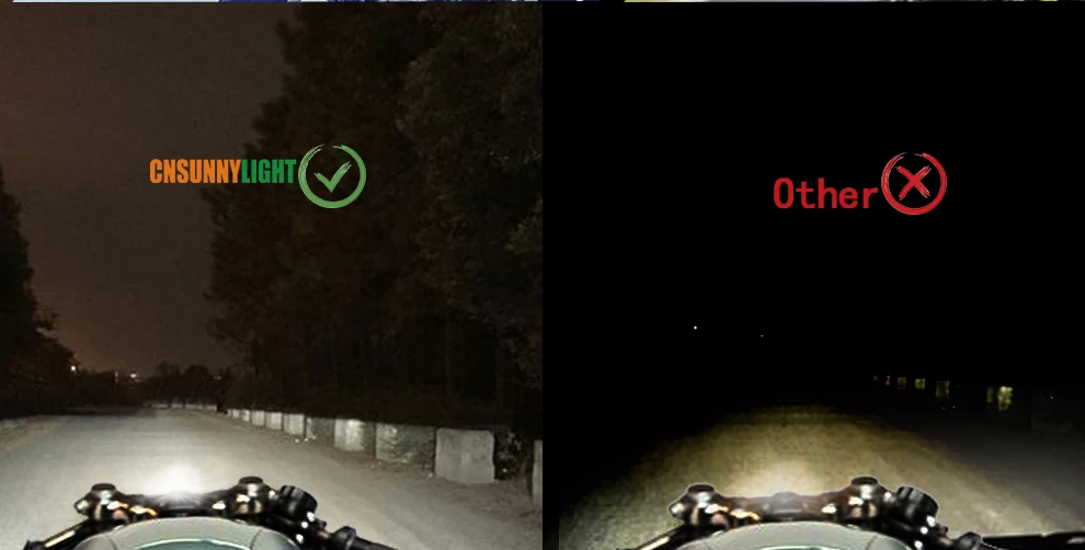 CNSUNNYLIGHT H6 Super Bright Motorcycle Xenon Bulb 35W HID Ballast Kit 6000K Headlamp H4 HS1 P43T BA20D P15D E-bike Moto Light (4)