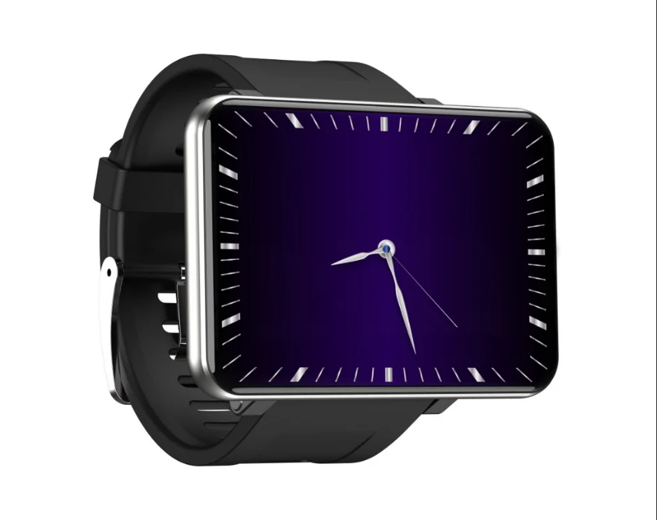 Sliver LEMFO LEMT 4G Смарт часы Android 7,1 2,86 дюймов экран 3 ГБ+ 32 ГБ 2700 мАч большая батарея умные часы для мужчин gps IP67 водонепроницаемый - Цвет: Sliver