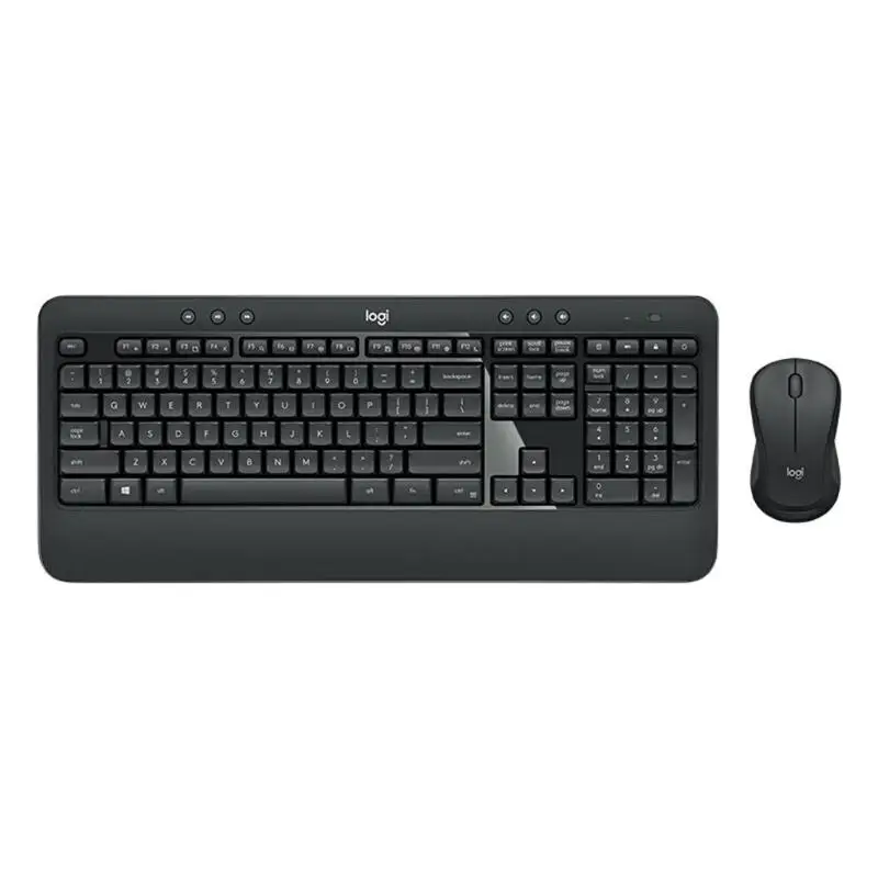 

Logitech MK540 Advanced 2.4GHz Wireless 108 Keys Keyboard 1600DPI 3 Buttons Ergonomic Mouse Combos Set 2019 Newst