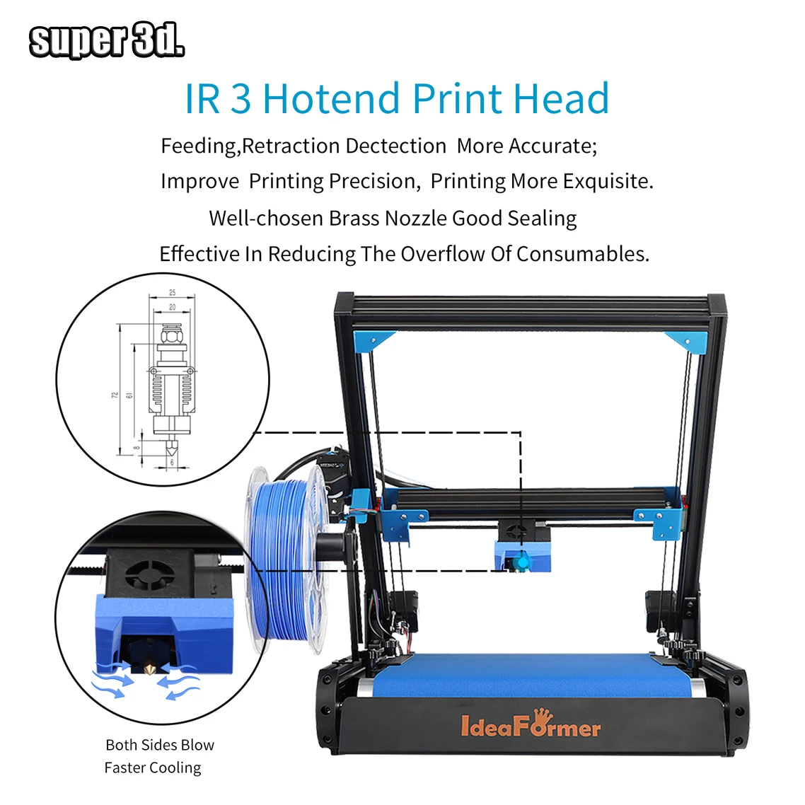 Portrait Style 3D Printer 3D Printers Computer ships-from: China|France|Germany|Poland|SPAIN